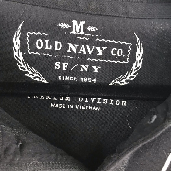 Old Navy Black Los Angeles Patch Shirt 117-3 - Picture 3 of 5